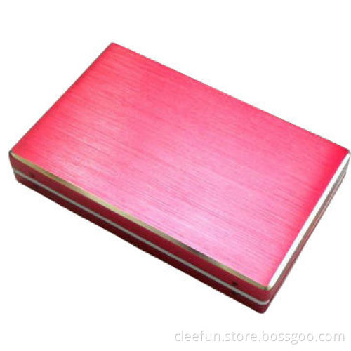 Aluminum case, high capacity power bank, dual USB port, good quality and factory price